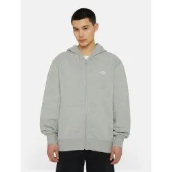 Dickies Summerdale Zip-Hoodie Through Grey Melange