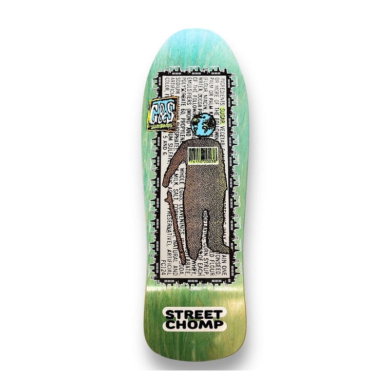 Gordon and Smith 1990 Street Chomp 2 10.0" Skateboard Deck Gordon and Smith 1990 Street Chomp 2 10.0" Skateboard Deck
