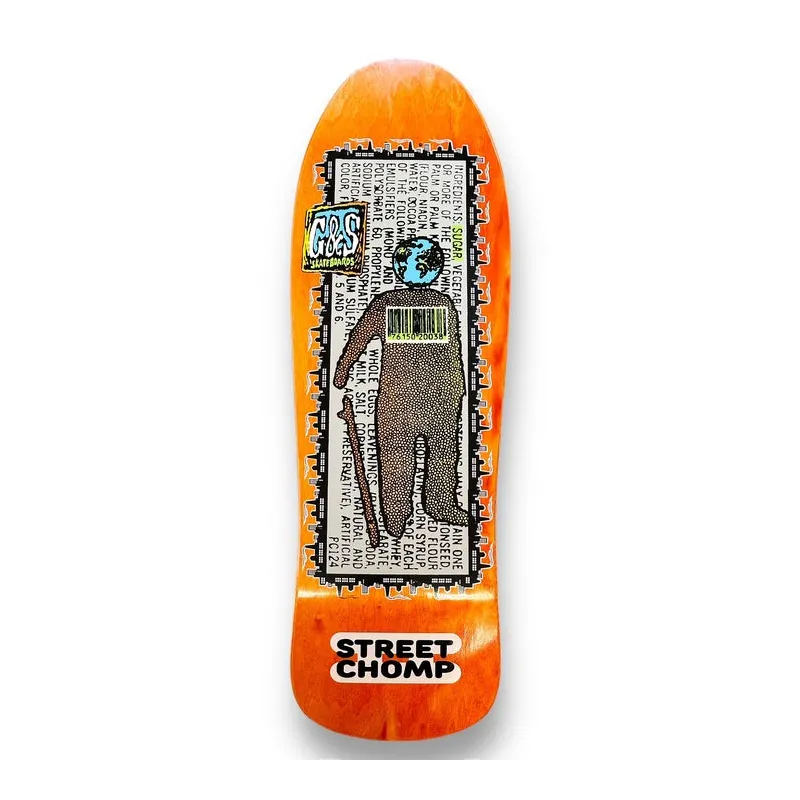 Gordon and Smith 1990 Street Chomp 2 10.0" Skateboard Deck