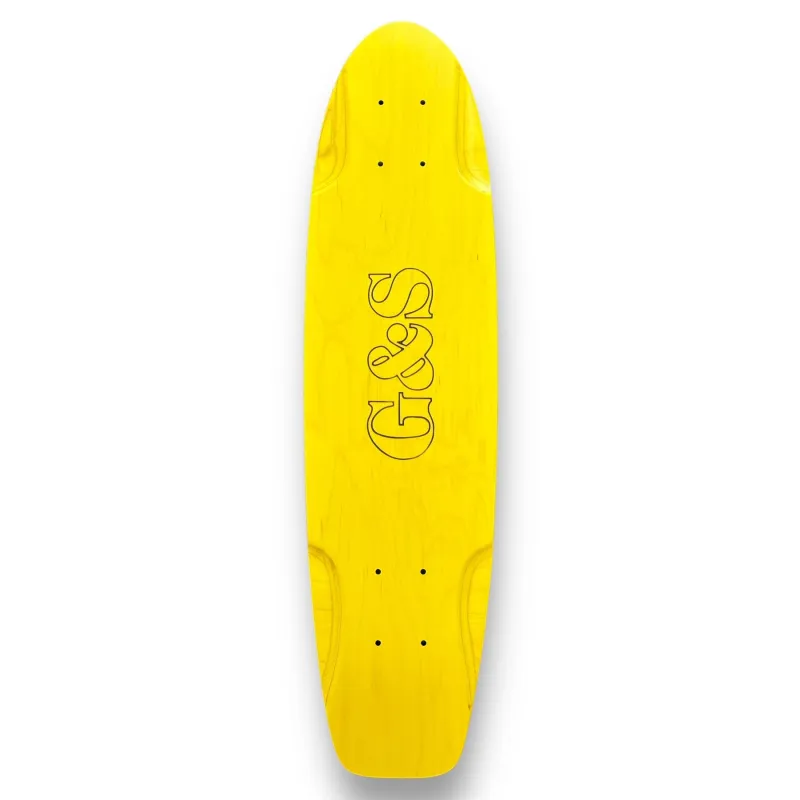 G&S KT-4 Squaretail 29" Old School  Skateboard Deck