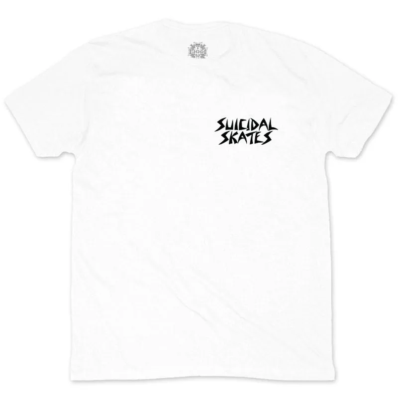 Dogtown Suicidal Skates Punk Skull T-Shirt