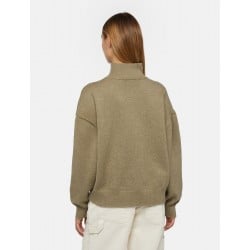 Dickies East Helena Rib 1/4 Zip-Hoodie Jumper Women'S