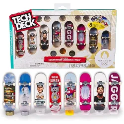 Tech Fingerboard Deck Competition Legends 8-Pack