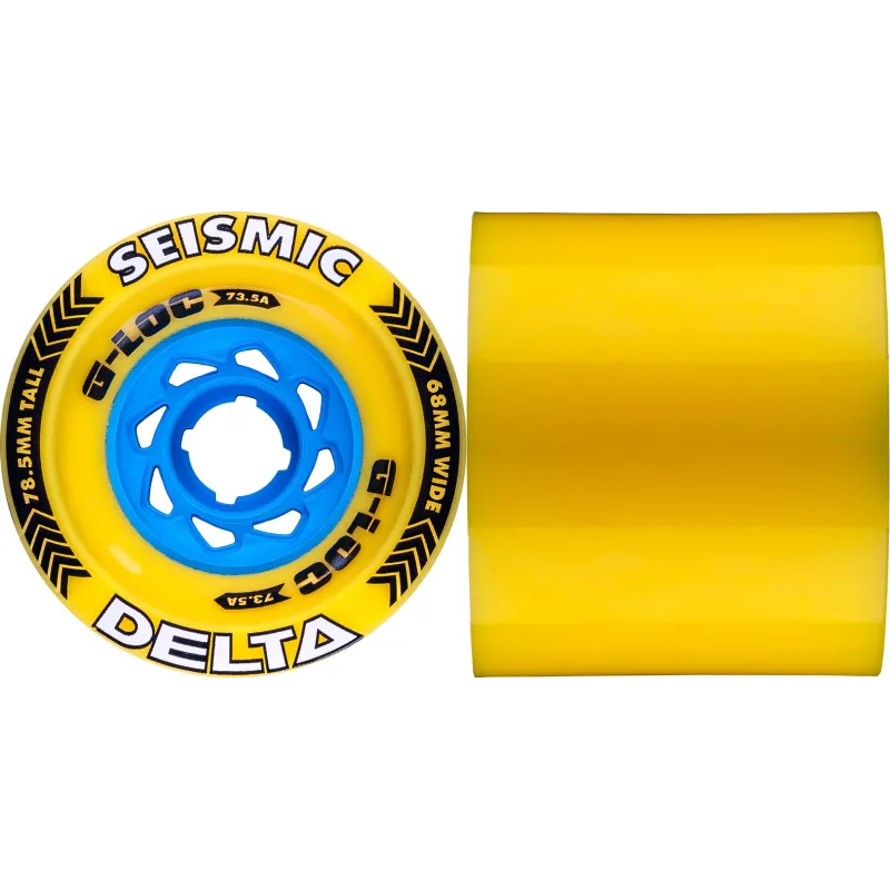 Seismic Delta 78.5mm Longboard Wheels
