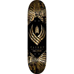 Powell-Peralta Skeleton Gold Foil Flight 244W 8.63" Skateboard Deck