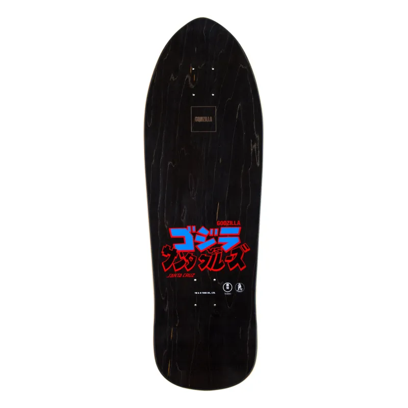 Santa Cruz x Godzilla Jr. Natas 9.9" Old School Skateboard Deck