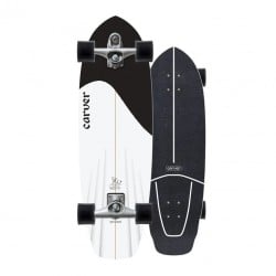 Buy Carver Black Tip 2 33" Surf Skate Complete at the Sickboards Longboard Shop