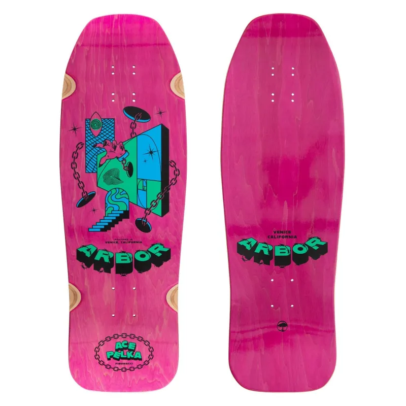 Arbor Ace Pelka Fibonacci 10.0" Skateboard Deck - WF