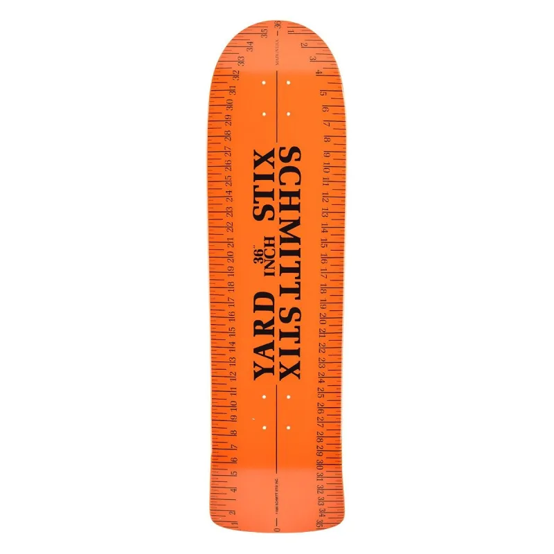 Schmitt Stix Yard Stick 9.625" - Old School Skateboard Deck