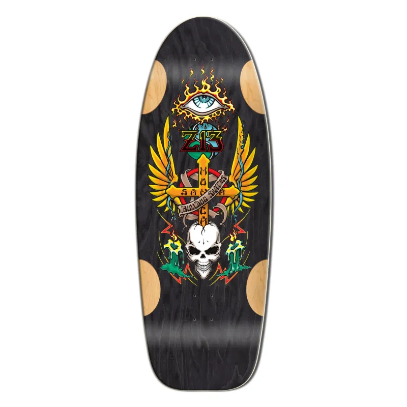 Bulldog Z 13 Black Limited Edition 11.875" Old School Skateboard Deck