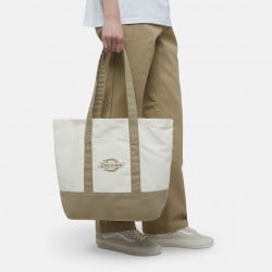 Dickies Logo Canvas Tote Egret