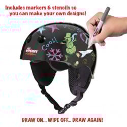 Triple Eight Wipeout Snow Deluxe Kids Helmet