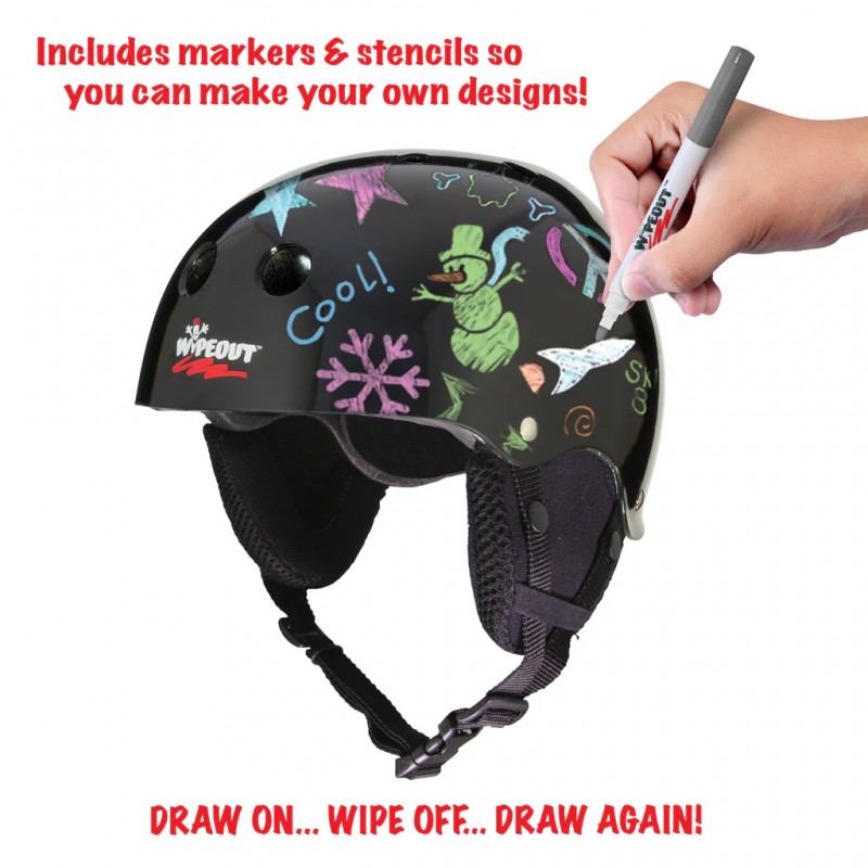 Triple Eight Wipeout Snow Deluxe Kids Helmet