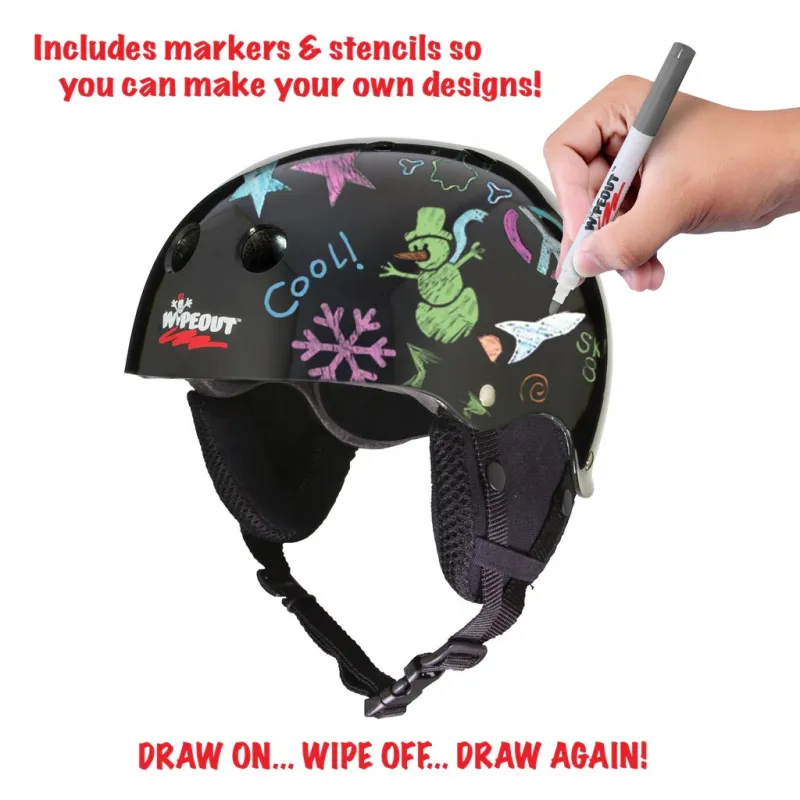 Triple Eight Wipeout Snow Deluxe Kids Helmet