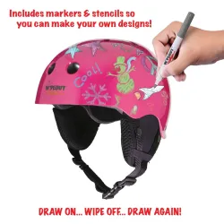 Triple Eight Wipeout Schnee Deluxe Kids Helm