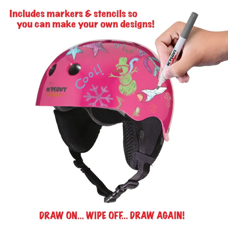 Triple Eight Wipeout Schnee Deluxe Kids Helm