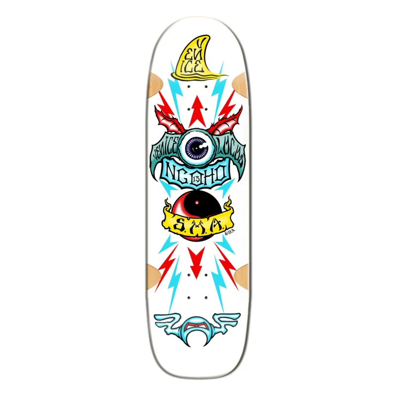 Santa Monica Airlines Series 3 Pat Ngoho 9.5" Old School Skateboard Deck