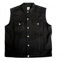 Dogtown Cross Logo Denim Vest