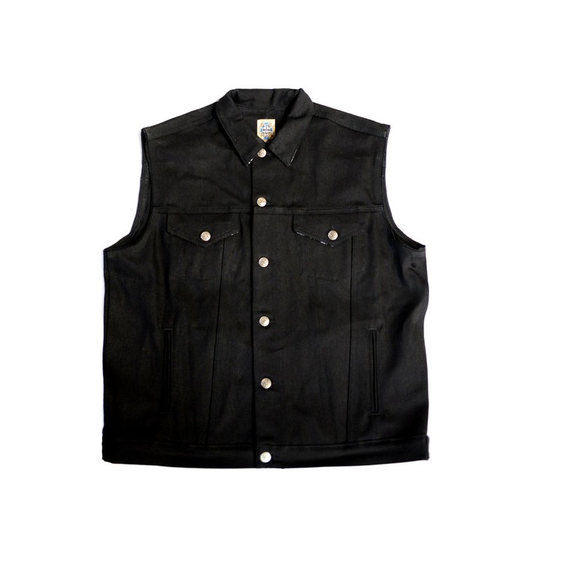 Dogtown Cross Logo Denim Vest