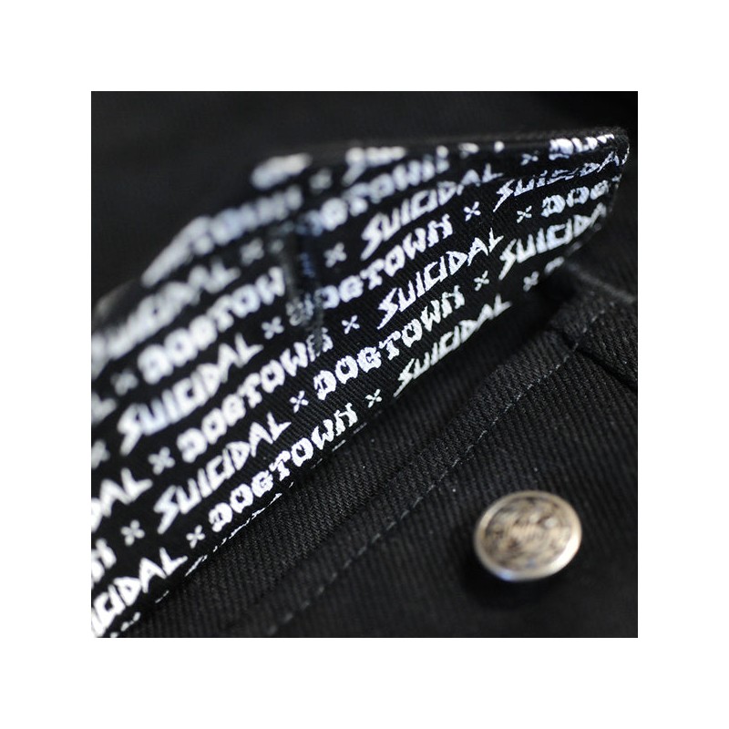 Dogtown Cross Logo Denim Vest