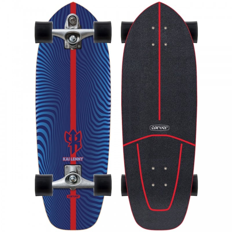 Carver Kai Lenny Powerline C7 Raw 31" Surf Skate Complete