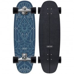 Carver Nienow Blue Widow Cx 33" Surf Skate Complete