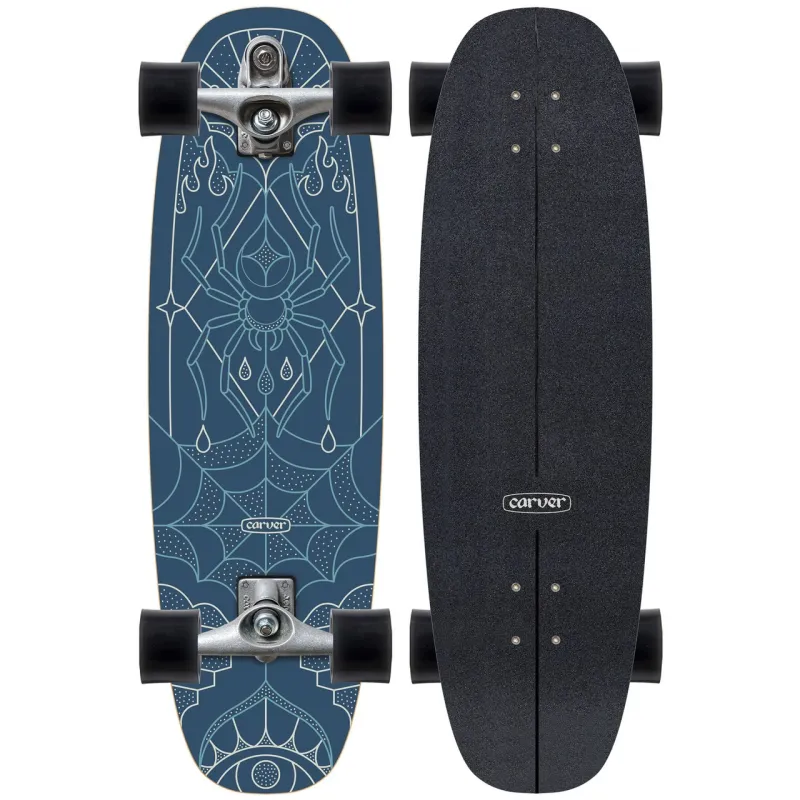 Carver Nienow Blue Widow C7 33" Surf Skate Complete
