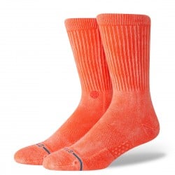 Stance Icon Dyed Crew Socks Coral