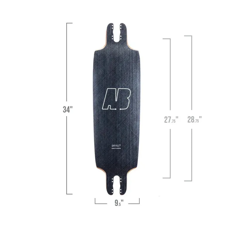 Zenit AB 3.0 34" Drop Through Longboard Deck