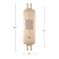 Zenit Ab Maze 2.0 33" Drop Through Longboard Deck