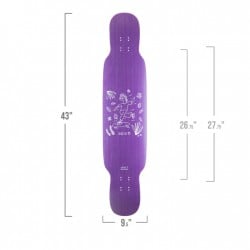 Zenit Dino 2 43" Longboard Deck