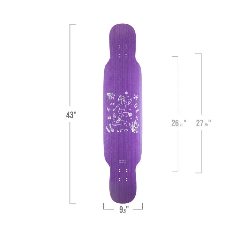 Zenit Dino 2 43" Longboard Deck
