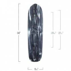 Zenit Mini Marble Sk V2 34" Longboard Deck