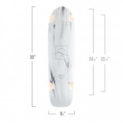 Zenit Marble V2 35" Longboard Deck