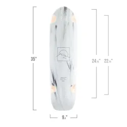Zenit Marble V2 35" Longboard Deck