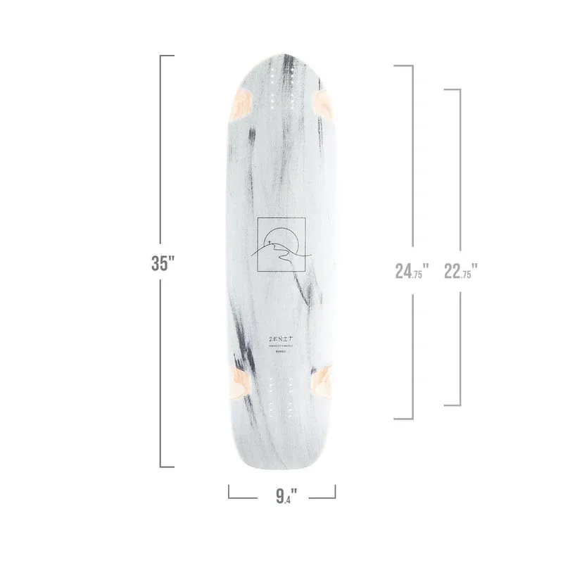 Zenit Marble V2 35" Longboard Deck