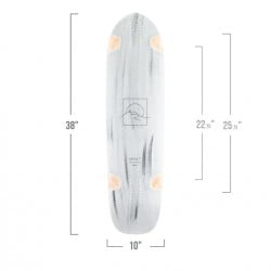 Zenit Marble V3 38" Longboard Deck