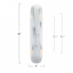 Zenit Marble V3 40" Longboard Deck