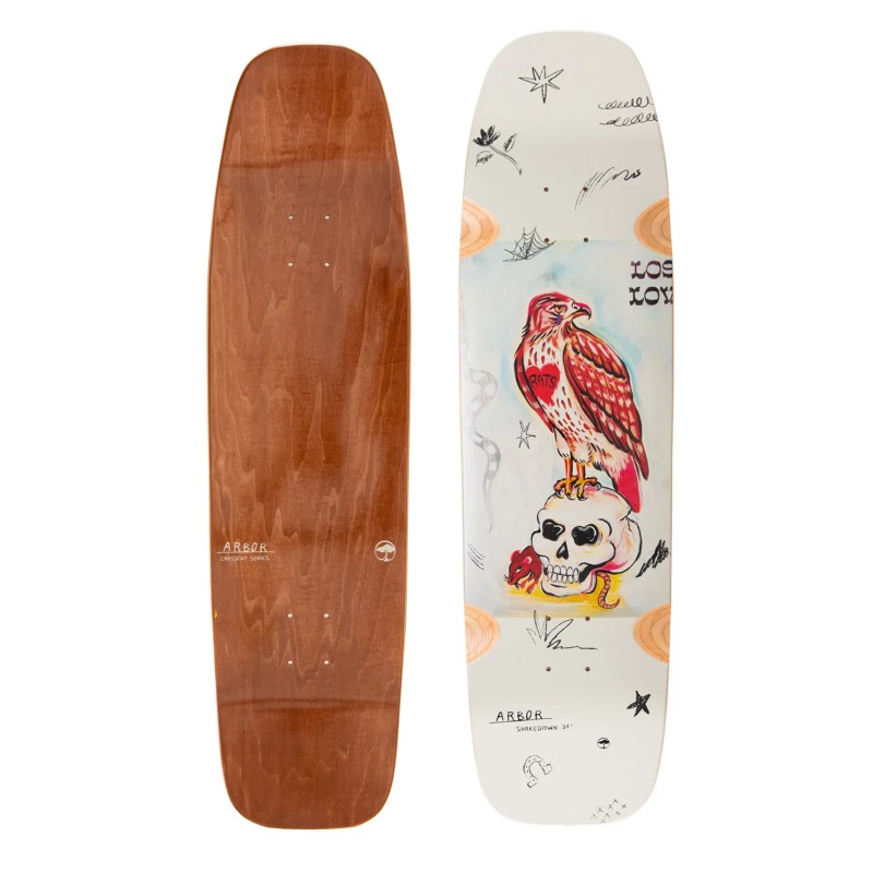 Arbor Shakedown 34" Crosscut Longboard Deck