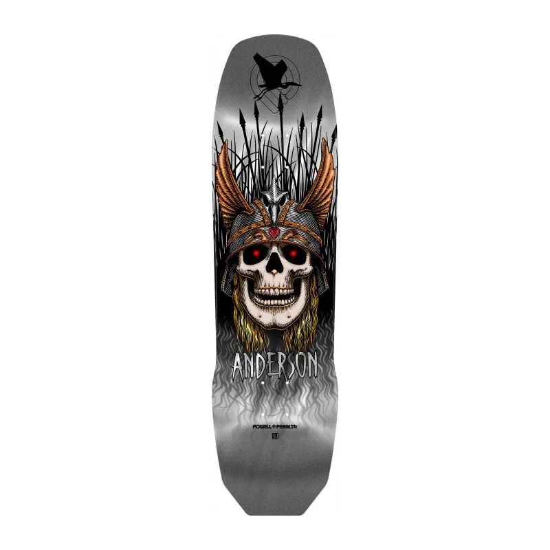 Powell-Peralta Powell Peralta Pro Andy Anderson Heron 7-Ply Maple Silver Foil 8.45" Skateboard Deck