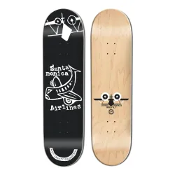 Santa Monica Airlines Plane Street Smart Tech 8.25" Skateboard Deck