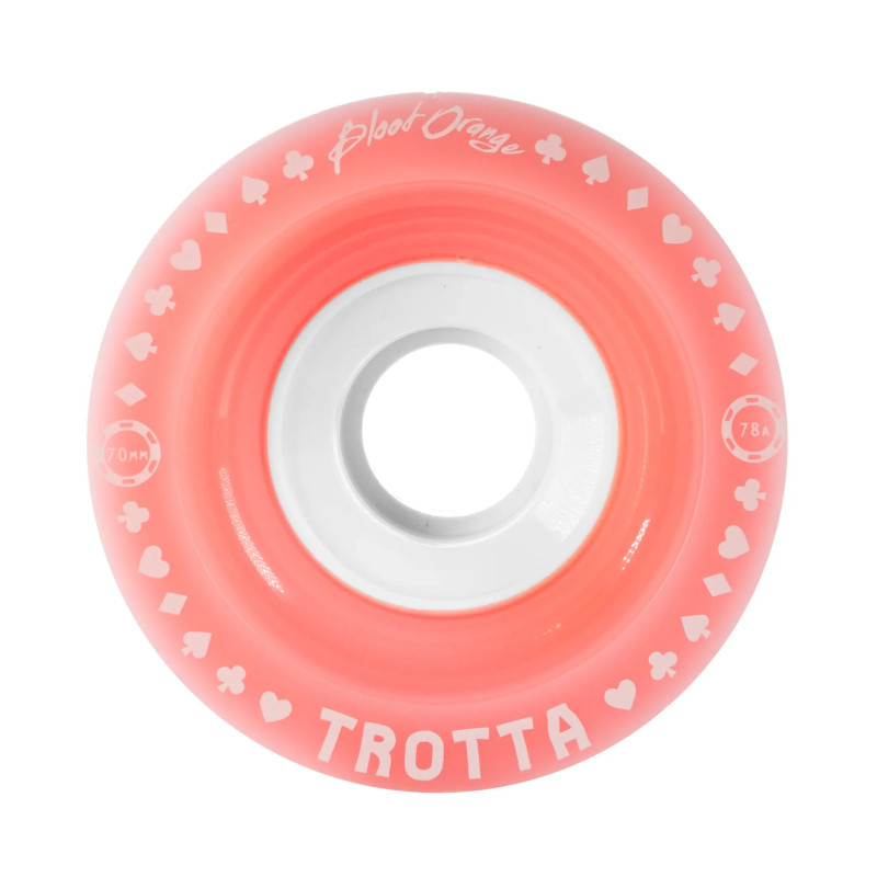 Buy Blood Orange Trotta Pro Series 70mm 78aA Longboard Wheels at the Sickboards Longboard Shop