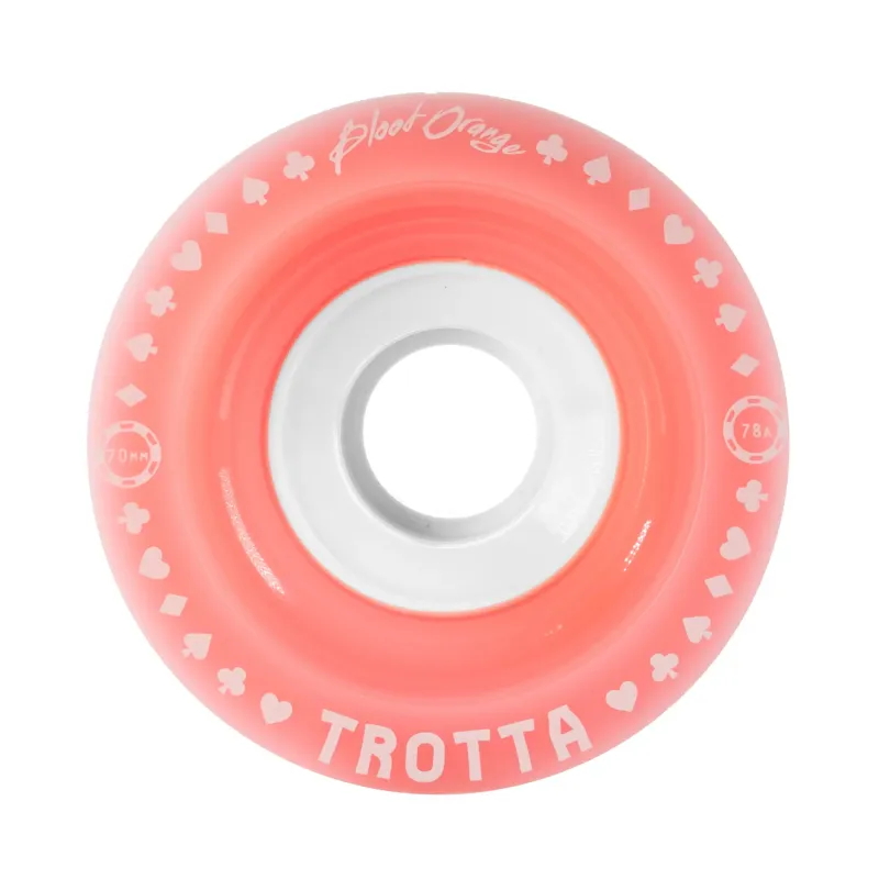 Buy Blood Orange Trotta Pro Series 70mm 78aA Longboard Wheels at the Sickboards Longboard Shop