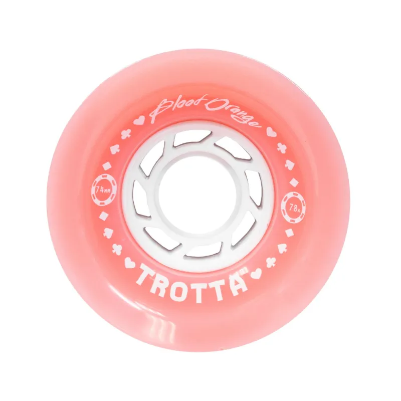 comprar Blood Orange Trotta Pro Series 74mm 78aA Longboard Wheels en la Sickest tienda de longboard de Europa