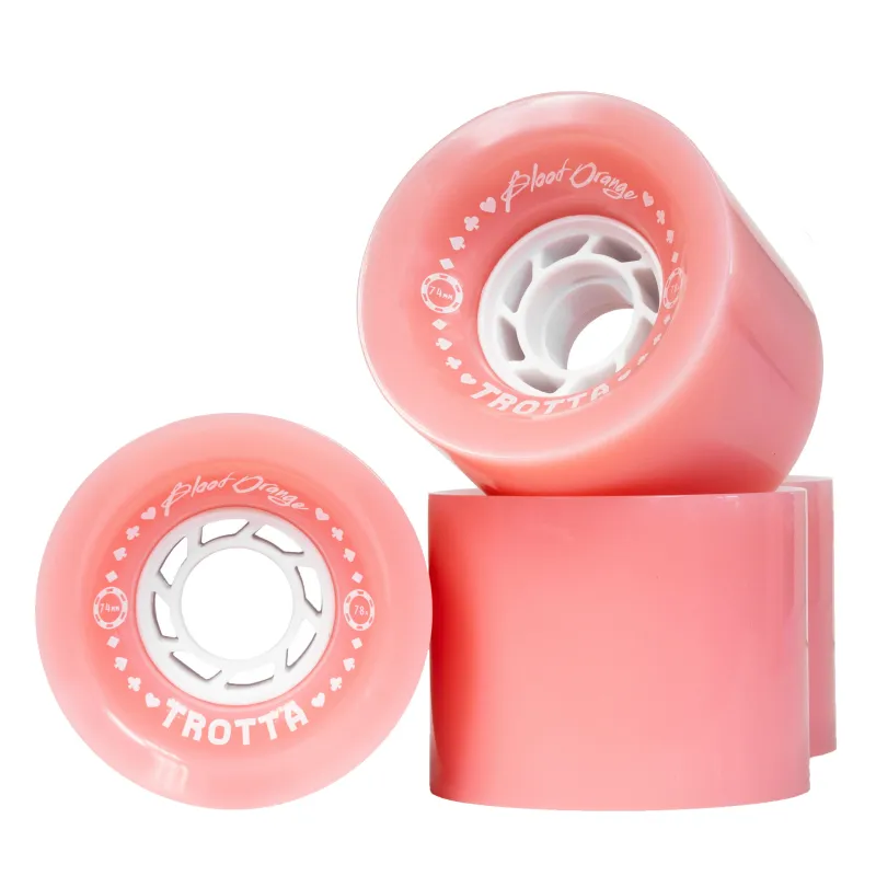Comprare Blood Orange Trotta Pro Series 74mm 78aA Longboard Wheels a più Sickest negozio longboard d'Europa