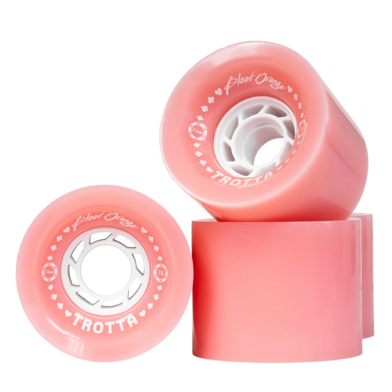 Blood Orange Trotta Pro Series 74mm 78aA Longboard Wielen kopen bij Sickboards de Longboard winkel