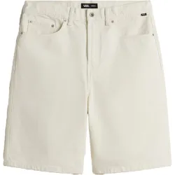 Vans Check-5 Baggy Denim Shorts Marshmallow