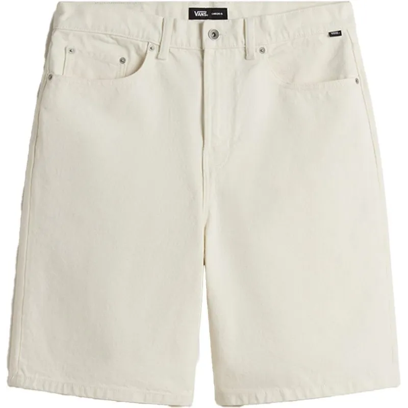 Vans Check-5 Baggy Denim Shorts Marshmallow