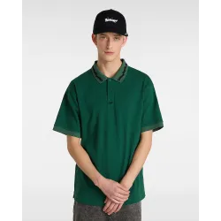 Vans Skate Mesh Polo  Rain Forest