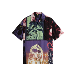 Vans Prospect Collage Woven Shirt Parisian Night